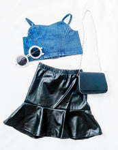 Charger l&#39;image dans la galerie, Ready to Ship Pleather Skirt