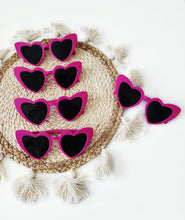 Load image into Gallery viewer, Pink Oversized Heart Sunnies