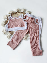 Load image into Gallery viewer, Pink Sleeveless Tracksuit Set