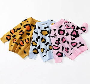 Cheetah Print Sweaters